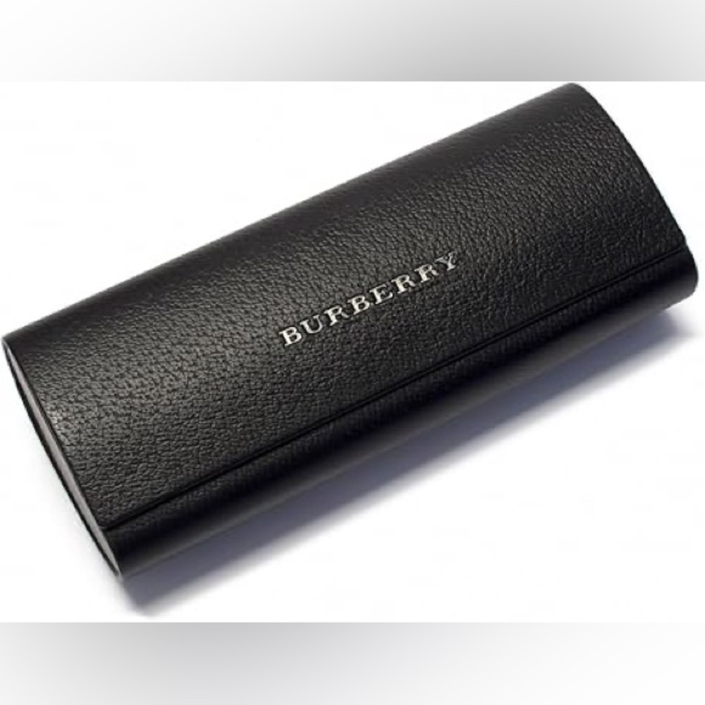LAST CALL Burberry Black Glasses Case & Cloth